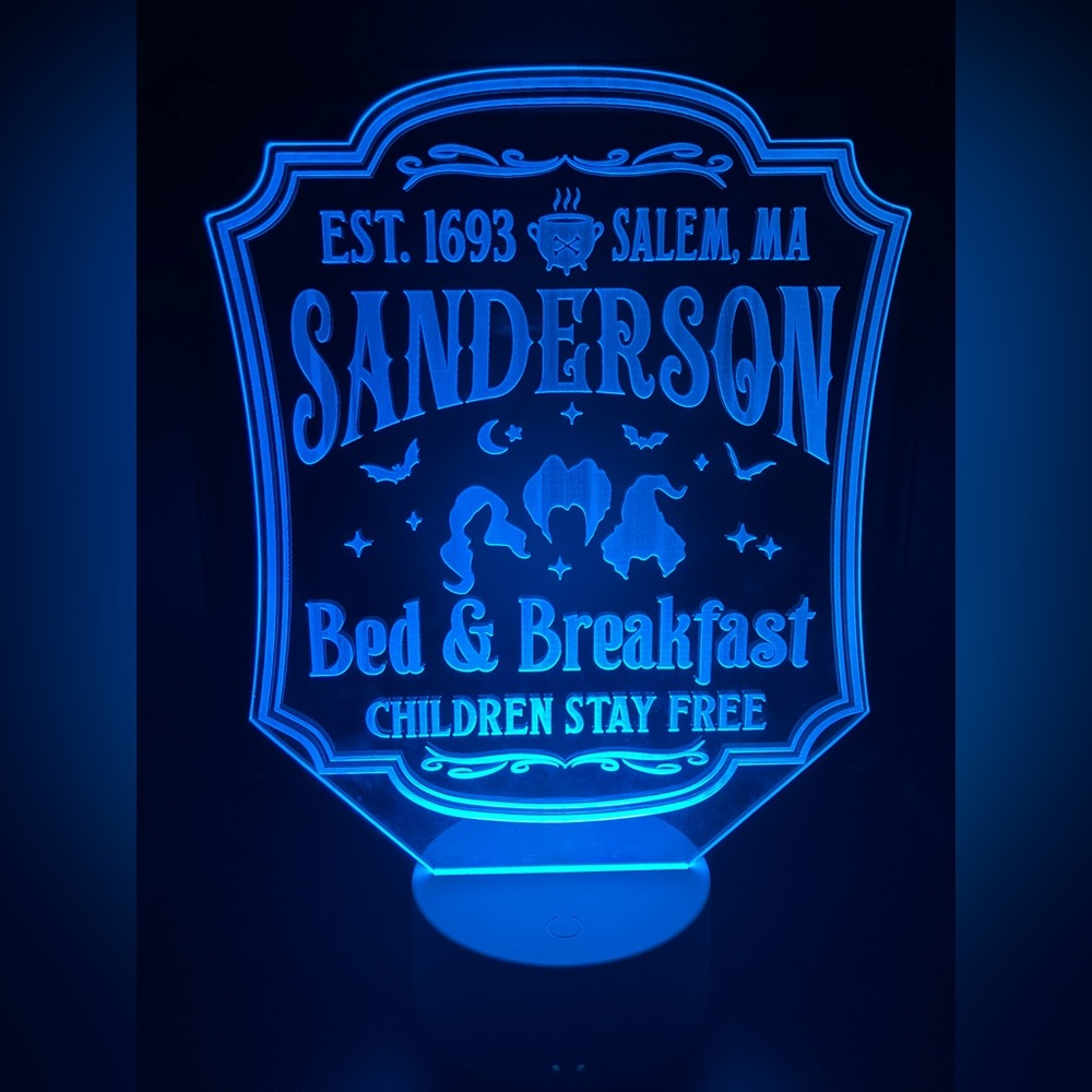 LED sign Sanderson Sisters Halloween